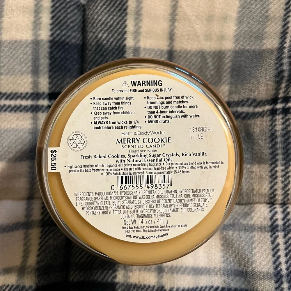 Bath & Body Works 3 Wick Candle